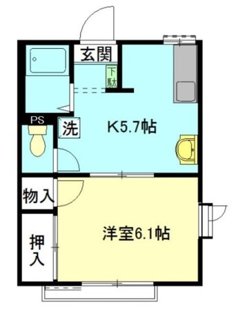 メゾンマーガライトの物件間取画像